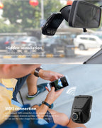 A305 Car DVR Camera 2.45 inch IPS Screen Full HD 1080P 170 Degree Wide Angle Viewing, Support Motion Detection / TF Card / G-Sensor / WiFi / HDMI