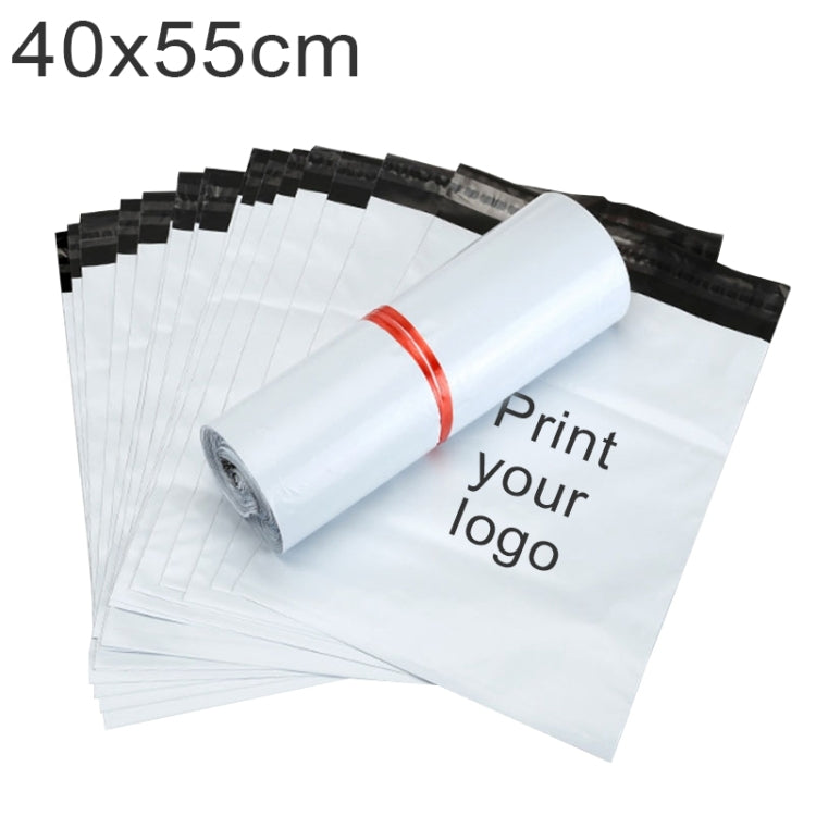 100pcs / Pack 40x55cm Custom Printed Thick Plastic Courier Bags with Your Logo for Products Packaging & Shipment, 30,000pcs Customizable, 40x55cm,White(100pcs / Pack), 40x55cm,Pink(10000 PCS), 40x55cm,Silver Grey(20000 PCS)