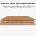 100 PCS Kraft Paper Shipping Box Packaging Box, Size: Q2, 13x8x2.5cm — view 4