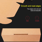 2pcs Kraft Paper Shipping Box Packaging Box, Size: T12, 36x26x6cm — view 6