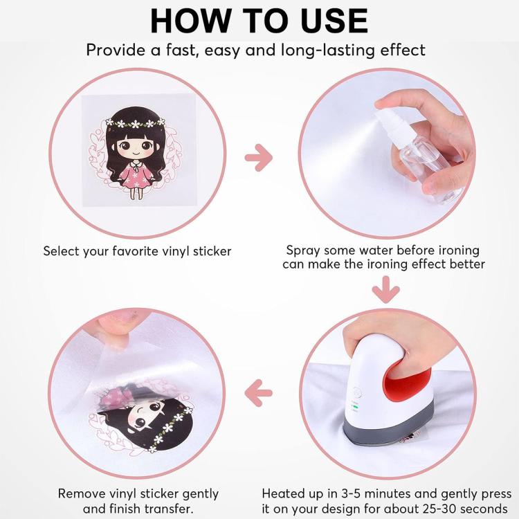 Multifunctional Mini Stamping Machine Clothes Cap Logo Heat Transfer, EU Plug