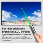 Doosl Dsit038 2.4GHz Wireless Presenter PowerPoint Clicker Representation Remote Control Green Laser Pointer, Control Distance: 100m