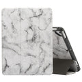 Marble Texture Pattern Horizontal Flip Case for iPad 9.7 (2018), with Three-folding Holder & Pen Slots