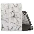 Marble Texture Pattern Horizontal Flip Case for iPad 9.7 (2018), with Three-folding Holder & Pen Slots