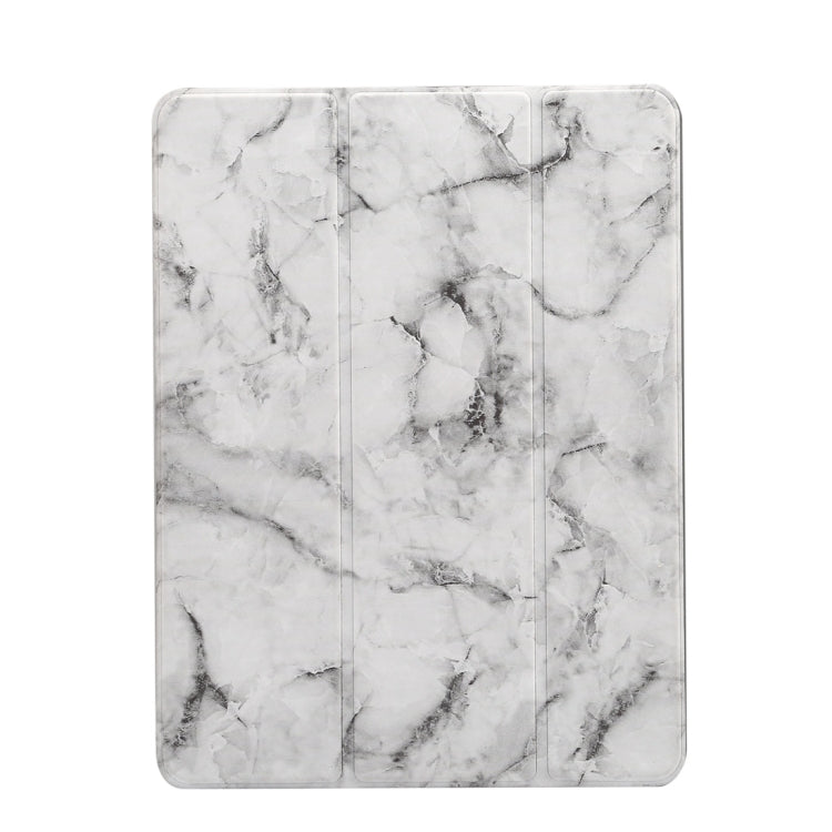 Marble Texture Pattern Horizontal Flip Case for iPad 9.7 (2018), with Three-folding Holder & Pen Slots