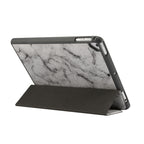 Marble Texture Pattern Horizontal Flip Case for iPad 9.7 (2018), with Three-folding Holder & Pen Slots