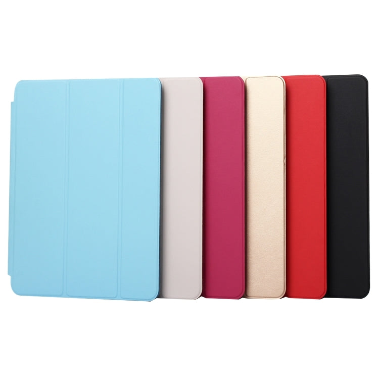 Horizontal Flip Solid Color Leather Case with Three-folding Holder & Wake-up / Sleep Function for iPad Pro 9.7 inch