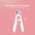 Pet Cat and Dog LED Light Nail Clippers — view 9