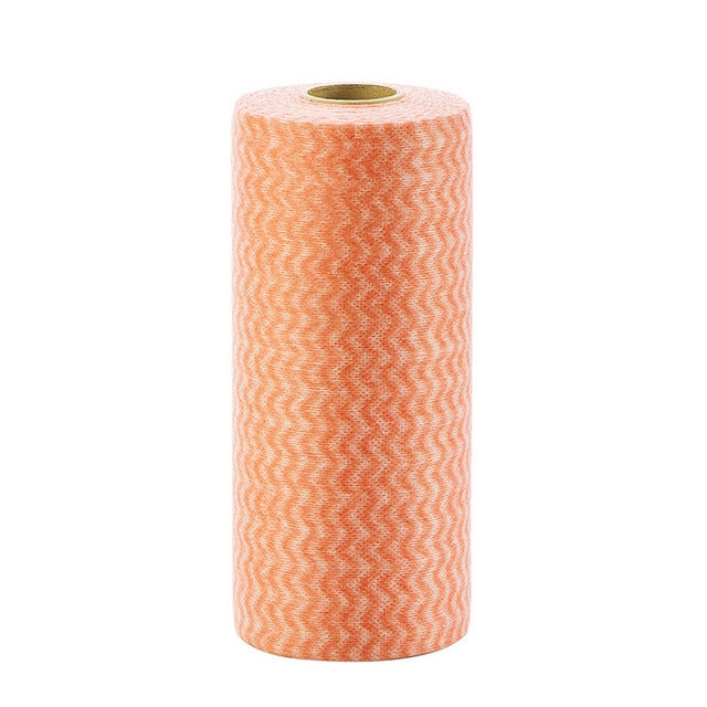50 Sheets Non-Woven Disposable Washing Towels Dishcloth
