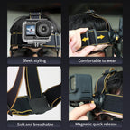PULUZ Magnetic Quick-release Head Strap Harness Belt