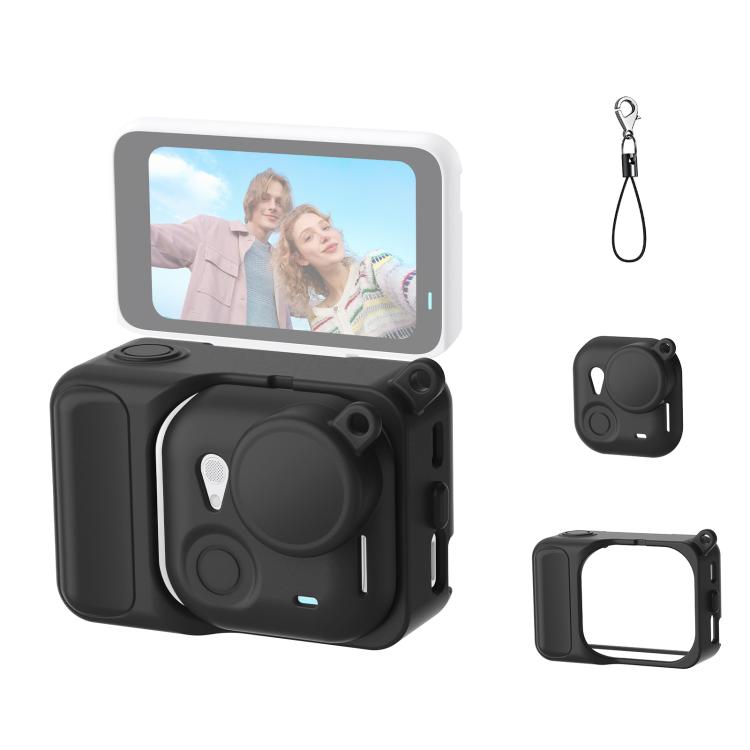 PULUZ 2 in 1 Silicone Expansion Module Body & Lens Cover, For Insta360 GO Ultra