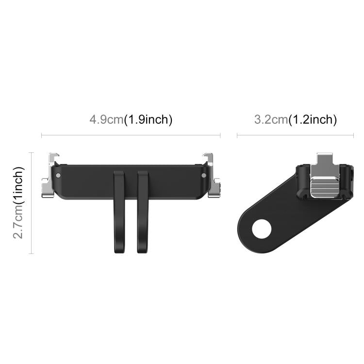 For Insta360 GO UItra PULUZ Plastic Magnetic Quick Release Base Mount — view 3