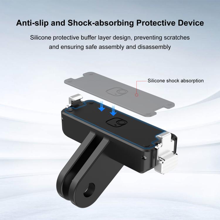 For Insta360 GO UItra PULUZ Plastic Magnetic Quick Release Base Mount — view 5