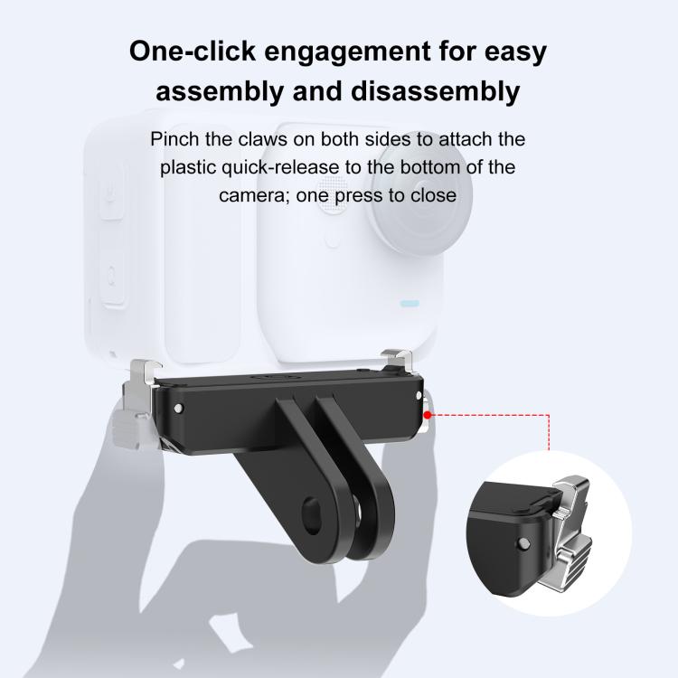 For Insta360 GO UItra PULUZ Plastic Magnetic Quick Release Base Mount — view 6
