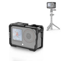 For DJI Osmo Action 6 PULUZ Metal Cage Frame with Cold Shoe