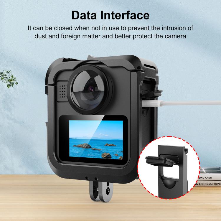 For GoPro MAX2 PULUZ ABS Battery Side Interface Cover — view 6