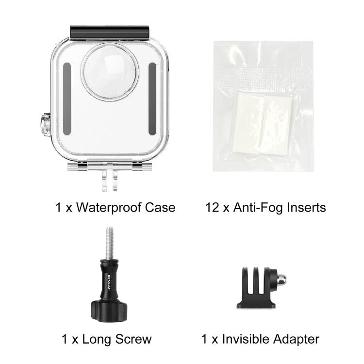 For GoPro MAX2 PULUZ Waterproof Housing 50m Dive Case