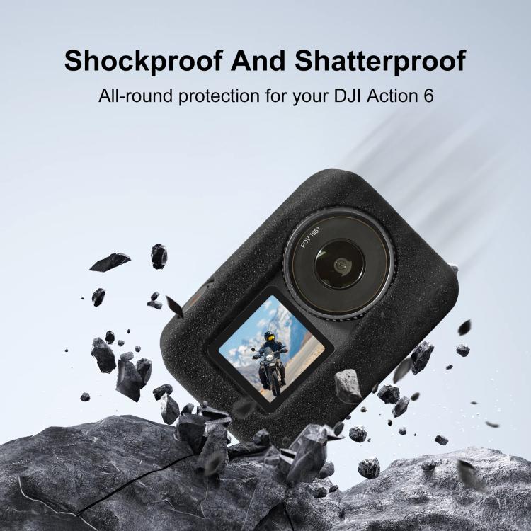 PULUZ High Density Foam Windshield, For DJI Osmo Action 6 — view 5