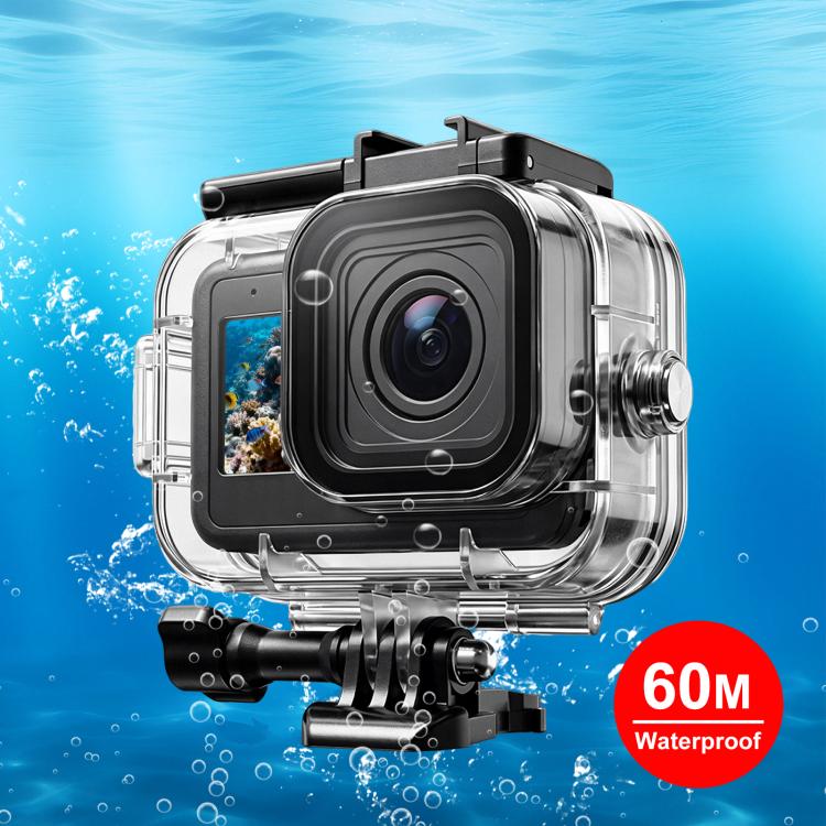 PULUZ 60m Waterproof Housing Diving Protective Case with Anti-fog Sheets, For GoPro MISSION 1 / 1 PRO