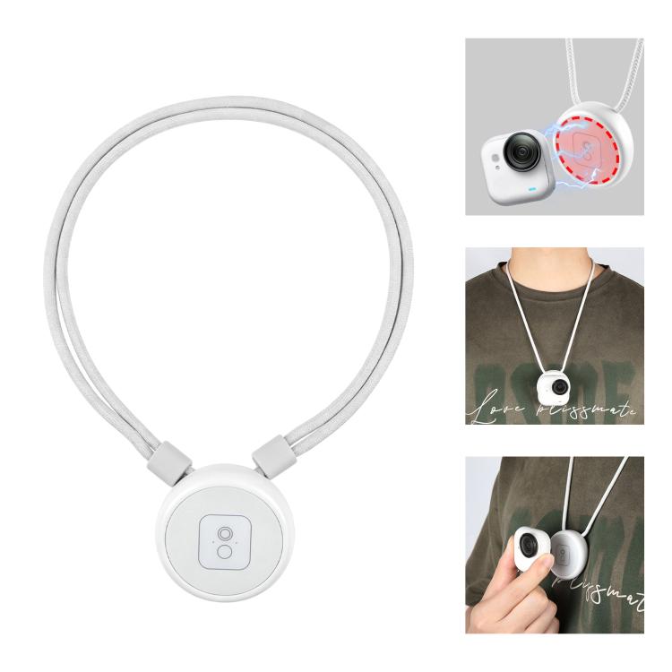 For Insta360 Go 3 Ultra PULUZ Upgraded Magnetic Pendant Holder Quick Release Neck Strap