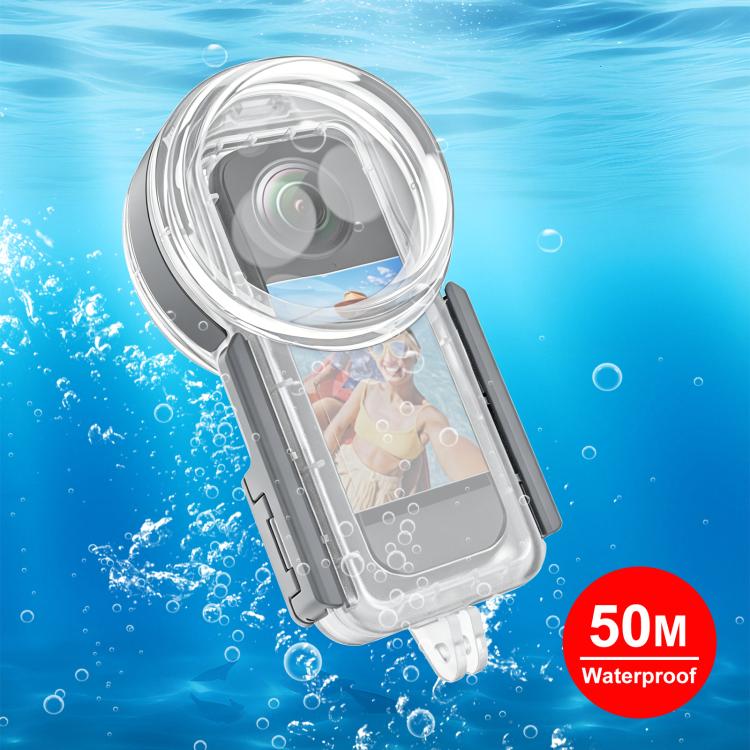For Insta360 X5 PULUZ 50m Waterproof Sealed Diving Case, Youth Edition, Youth Edition