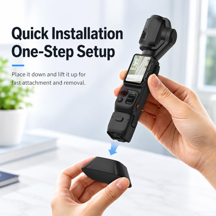 PULUZ Silicone Dock Desktop Adhesive Base Bracket, For Insta360 Luna Ultra
