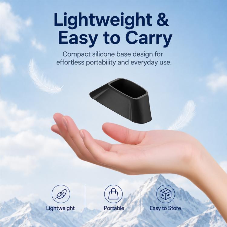 PULUZ Silicone Dock Desktop Adhesive Base Bracket, For Insta360 Luna Ultra