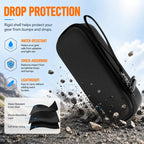 PULUZ Hard Carrying Case PU Diamond Pattern EVA Protective Storage Bag — view 3