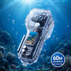 Waterproof Housing 60m/196ft Underwater Diving Case, High-transparency Optical Glass, For Insta360 Luna Ultra