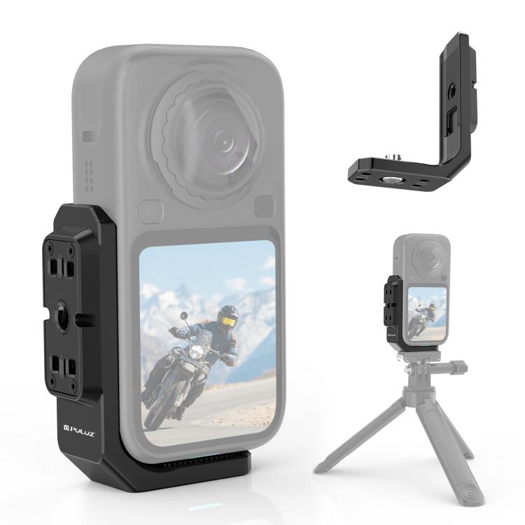 PULUZ Magnetic Horizontal Quick Release Plate L Bracket, For Insta360 X6