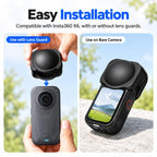 For Insta360 X6 PULUZ Silicone Protective Lens Cover