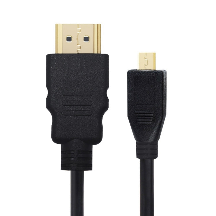 PULUZ Video 19 Pin HDMI to Micro HDMI Cable for GoPro Hero11 Black / HERO10 Black / HERO9 Black /8 Black /7 /6 /5 /4 /3+ /3, Sony, LG, Panasonic, Canon, Nikon, Smartphones and Cameras, Length: 1.5m