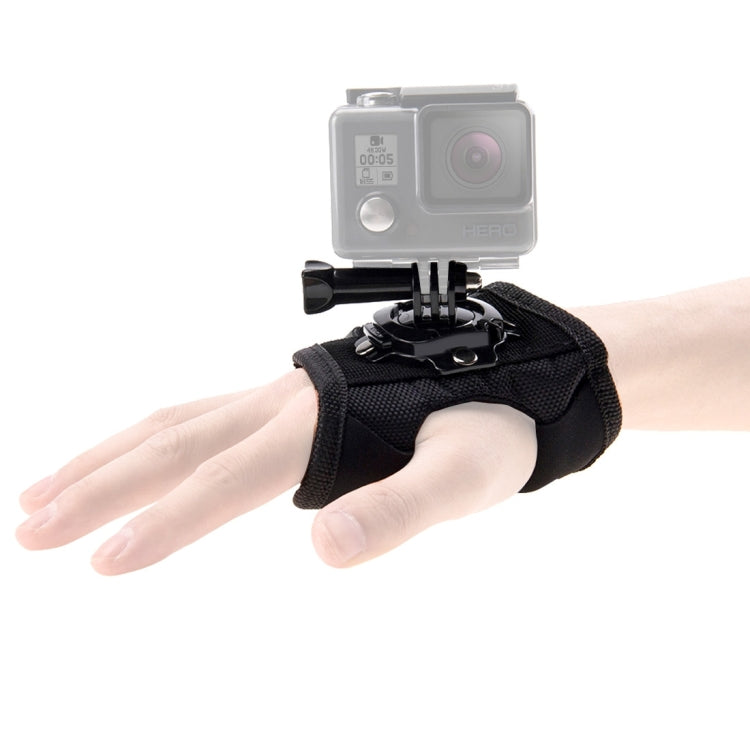 PULUZ 360 Degree Rotation Glove Style Palm Strap Mount Band for GoPro, Insta360, DJI and Other Action Cameras, Glove Palm Strap(AE)