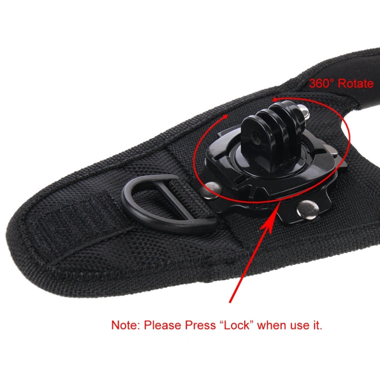 PULUZ 360 Degree Rotation Glove Style Palm Strap Mount Band for GoPro, Insta360, DJI and Other Action Cameras, Glove Palm Strap(AE)