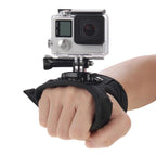 PULUZ 360 Degree Rotation Glove Style Palm Strap Mount Band for GoPro, Insta360, DJI and Other Action Cameras, Glove Palm Strap(AE)