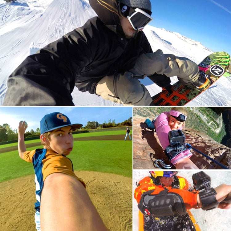PULUZ 360 Degree Rotation Glove Style Palm Strap Mount Band for GoPro, Insta360, DJI and Other Action Cameras, Glove Palm Strap(AE)