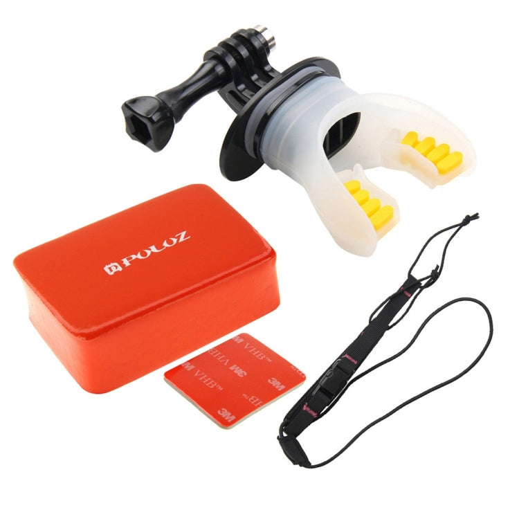 6 in 1 PULUZ Surfing Fixed Braces Connecting Mount Set for GoPro, Insta360, DJI and Other Action Cameras, Surfing kits(AE)