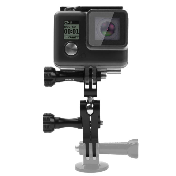 PULUZ CNC Aluminum Ball Joint Mount with 2 Long Screws for GoPro, Insta360, DJI and Other Action Cameras, Ball Joint Mount (US)