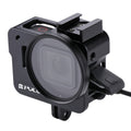 PULUZ Housing Shell CNC Aluminum Alloy Protective Cage with 52mm UV Lens for GoPro HERO(2018) /7 Black /6 /5, For HERO6 /5 No Frame US Stock, For HERO6 /5 No Frame AE Stock, For HERO6 /5 No Frame UK Stock