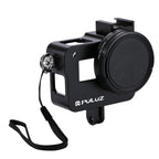 PULUZ Housing Shell CNC Aluminum Alloy Protective Cage with 52mm UV Lens for GoPro HERO(2018) /7 Black /6 /5, For HERO6 /5 No Frame US Stock, For HERO6 /5 No Frame AE Stock, For HERO6 /5 No Frame UK Stock