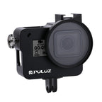PULUZ Housing Shell CNC Aluminum Alloy Protective Cage with 52mm UV Lens for GoPro HERO(2018) /7 Black /6 /5, For HERO6 /5 No Frame US Stock, For HERO6 /5 No Frame AE Stock, For HERO6 /5 No Frame UK Stock