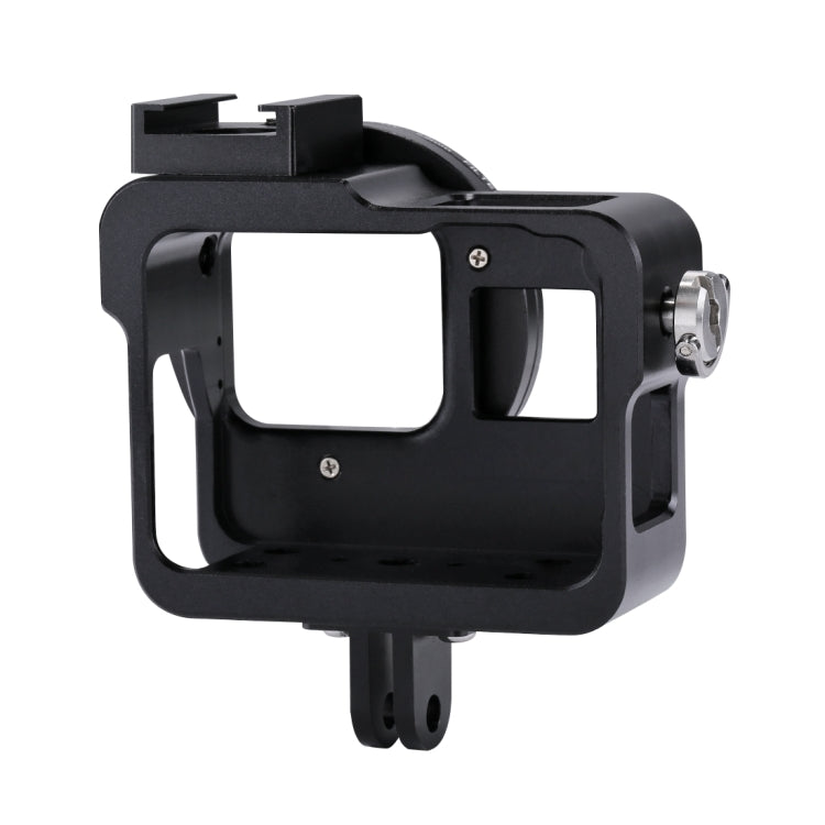 PULUZ Housing Shell CNC Aluminum Alloy Protective Cage with 52mm UV Lens for GoPro HERO(2018) /7 Black /6 /5, For HERO6 /5 No Frame US Stock, For HERO6 /5 No Frame AE Stock, For HERO6 /5 No Frame UK Stock