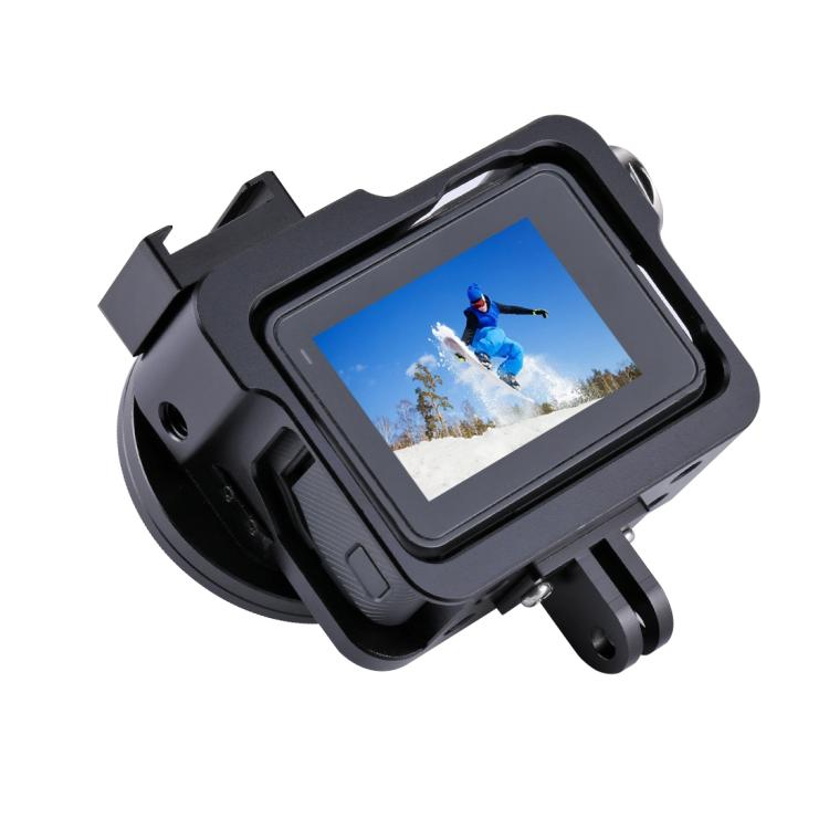 PULUZ Housing Shell CNC Aluminum Alloy Protective Cage with 52mm UV Lens for GoPro HERO(2018) /7 Black /6 /5, For HERO6 /5 No Frame US Stock, For HERO6 /5 No Frame AE Stock, For HERO6 /5 No Frame UK Stock