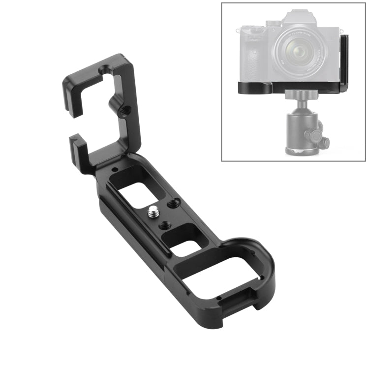 PULUZ 1/4 inch Vertical Shoot Quick Release L Plate Bracket Base Holder for Sony A7R / A7 / A7S