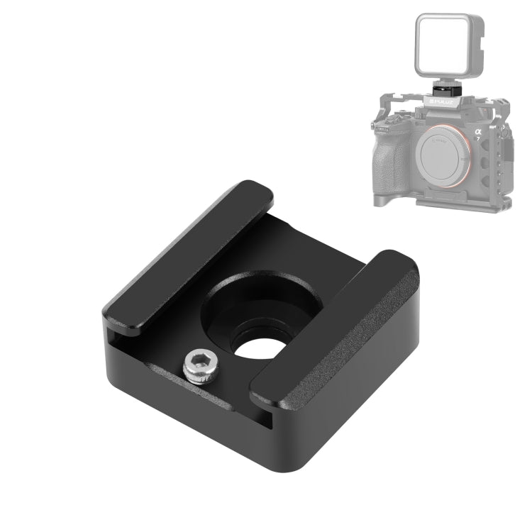 Mount Adapter Microphone Flash Light Aluminum Alloy Holder Bracket, PULUZ Expand Cold Shoe