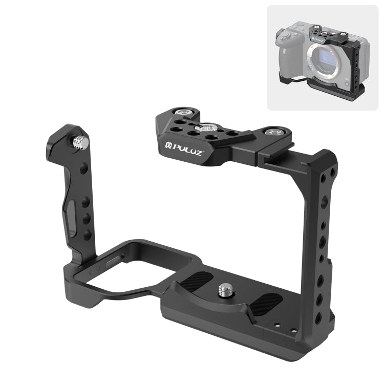 PULUZ Metal Camera Cage Stabilizer Rig with NOTA Slider, For Sony ILME-FX30 / FX3