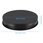 PULUZ 30cm Adjusting Speed Rotating Turntable Display Stand, Load 10-15kg, US Plug