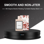 PULUZ 30cm Adjusting Speed Rotating Turntable Display Stand, Load 10-15kg, US Plug