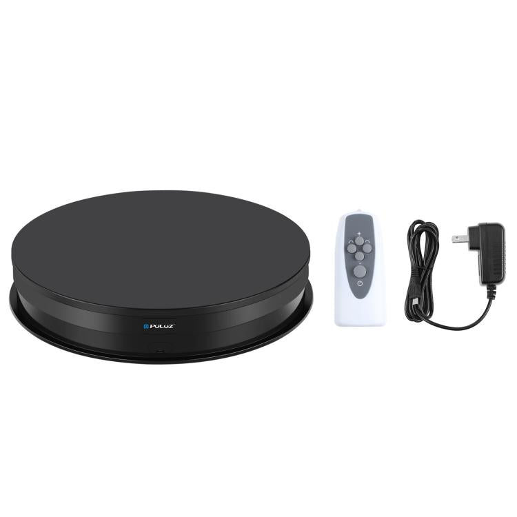 PULUZ 30cm Adjusting Speed Rotating Turntable Display Stand, Load 10-15kg, US Plug