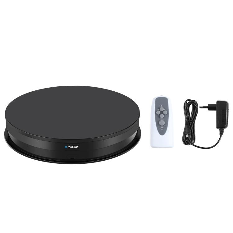 PULUZ 30cm Adjusting Speed Rotating Turntable Display Stand, Load 10-15kg, EU Plug